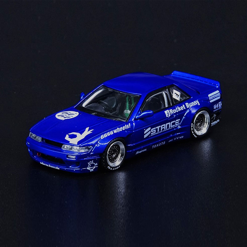 INNO64- Nissan Silvia S13 V2 Pandem Rocket Bunny Blue